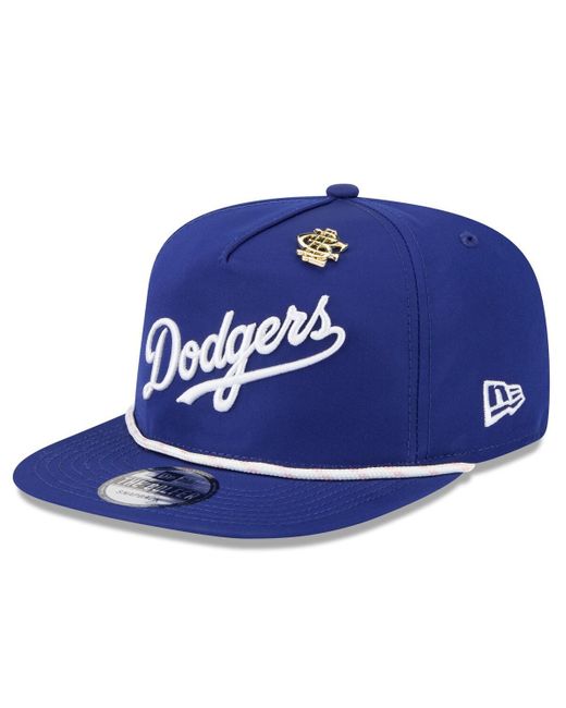 KTZ Blue Los Angeles Dodgers 2025 Big League Chew Golfer Snapback Hat for men