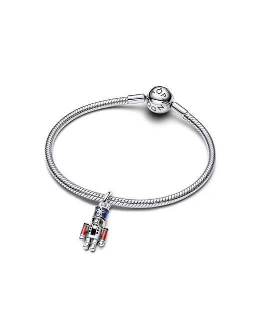 PANDORA Moveable Nutcracker Dangle Charms in White | Lyst