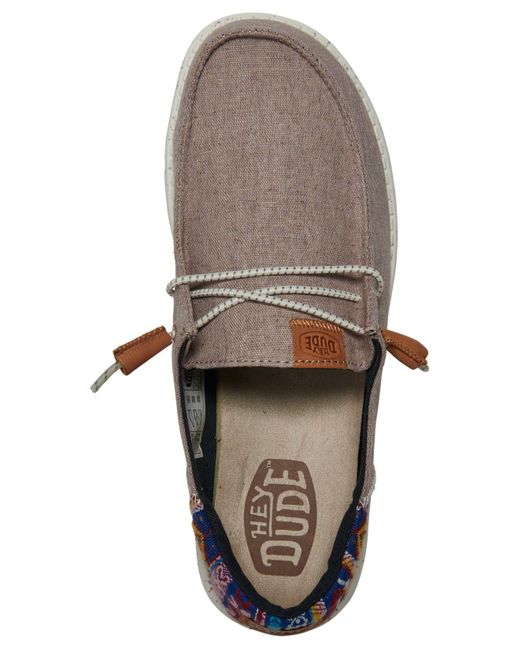 Hey Dude Wendy Funk Casual Sneakers From Finish Line in Brown | Lyst