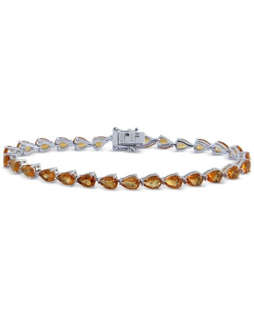 Macy's White Pear Tennis Bracelet (9-3/8 Ct. T.w.