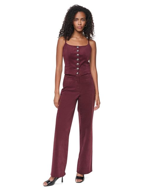 DKNY Button-front Tailored Vest