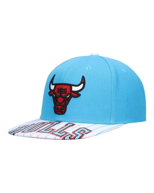 Mitchell & Ness Synthetic X Lids Light Blue Chicago Bulls Current
