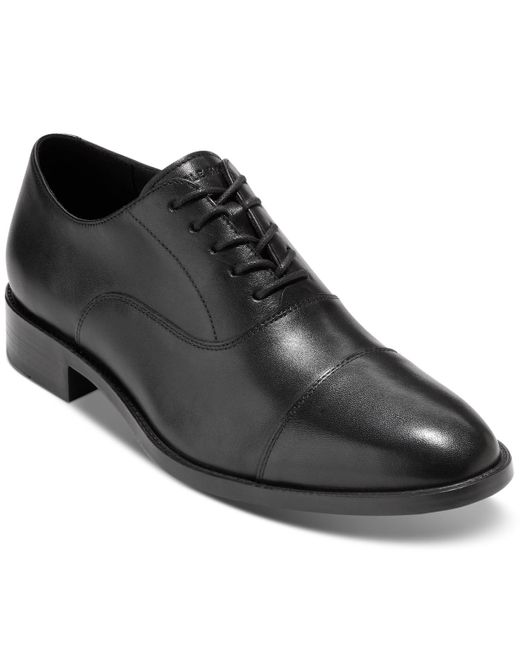 Cole Haan Black Hawthorne Lace-up Cap-toe Oxford Dress Shoes for men