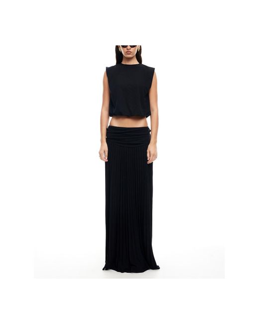 Lioness Black Field Of Dreams Crop Top