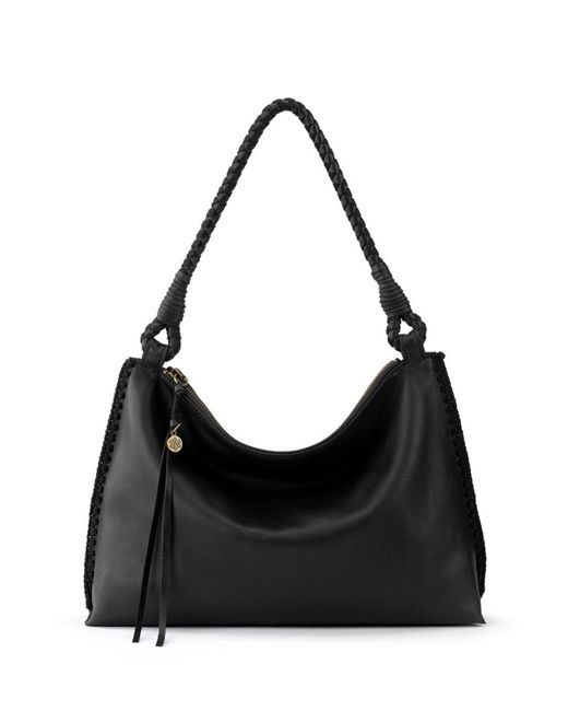 The Sak Mariposa Leather Shoulder Bag in Black Lyst
