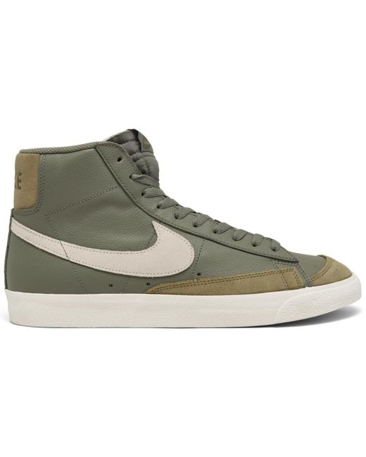 Nike Green Blazer Mid 77 Premium Casual Sneakers From Finish Line for men