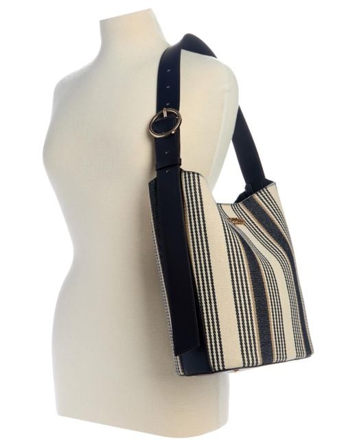 Guess Black Nicolette Small Two-in-one Bucket Shoulder Bag
