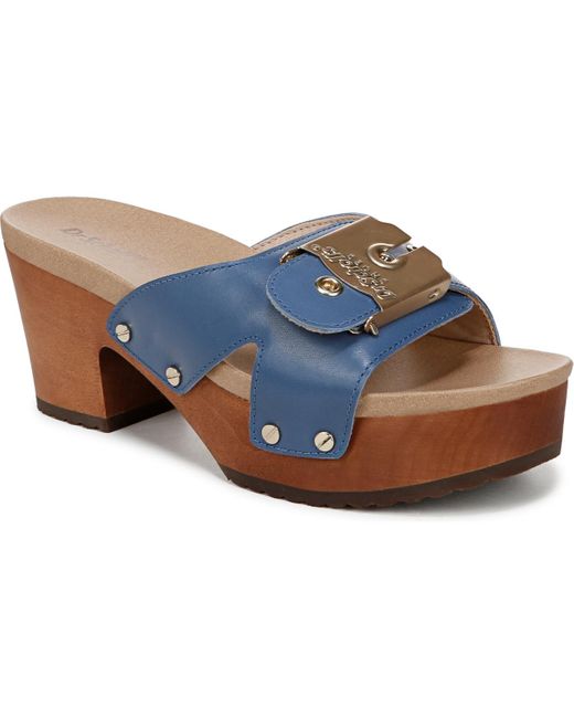 Dr. Scholls Blue Original Max Too Slide Sandals