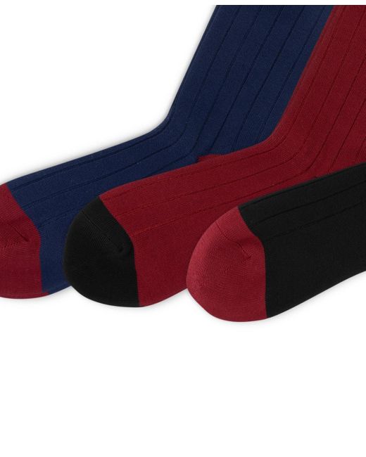 Polo Ralph Lauren 3-pack Rib Dress Socks in Blue for Men | Lyst Polo Ralph Lauren 3-pack Rib Dress Socks in Blue for Men | Lyst