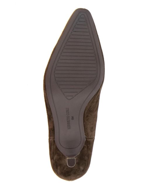 Kenneth Cole Brown Meryl Kitten Heel Boots