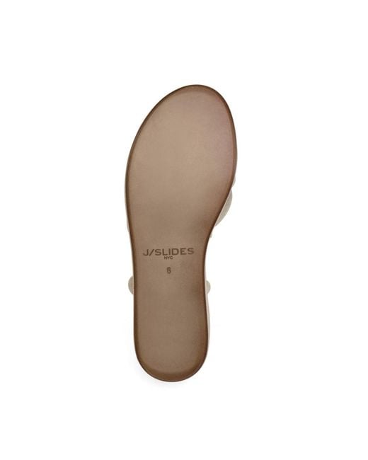 J/Slides White Qayla Sandal