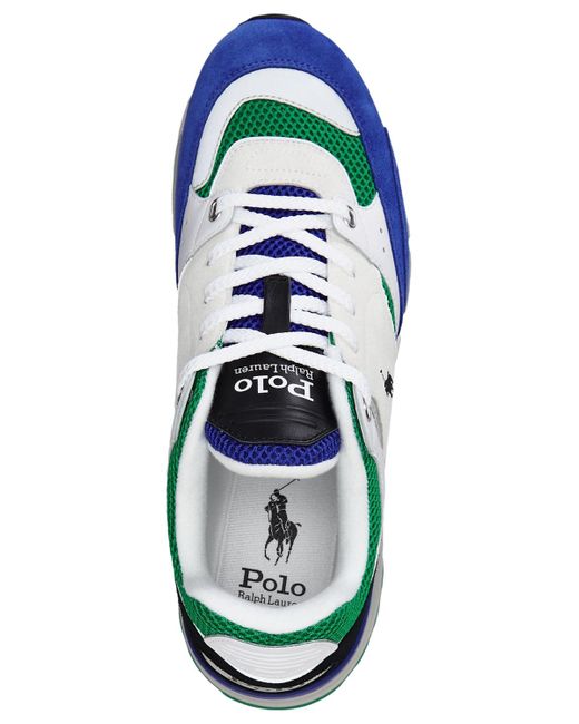 Polo Ralph Lauren Blue Trackster 200 Sneaker for men