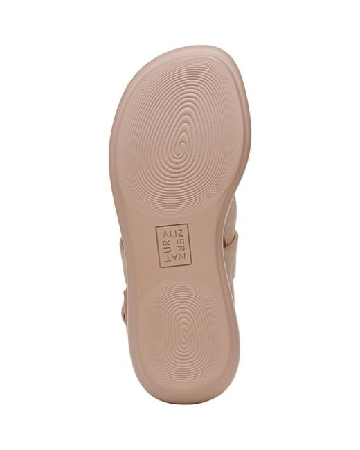 Naturalizer Pink Coast Slingback Wedge Sandals