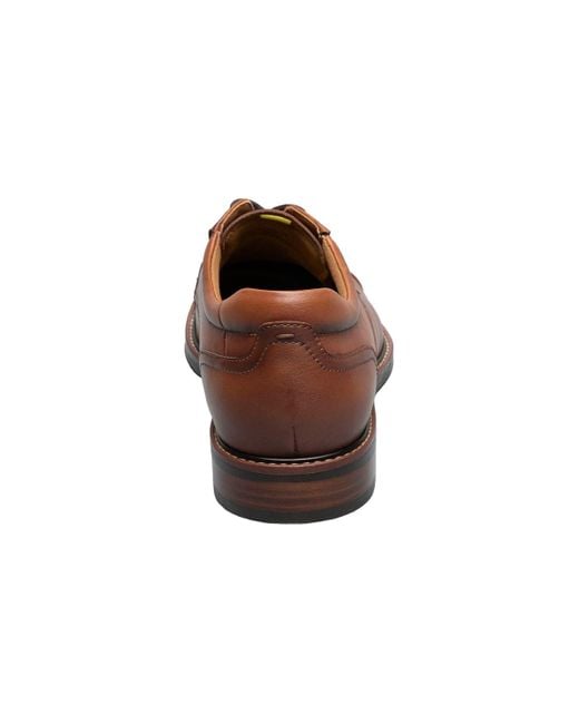 Florsheim Brown Traveler Cap Toe Oxford for men