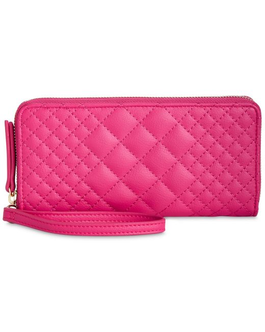 INC International Concepts Pink Hazel Zip Around Wallet