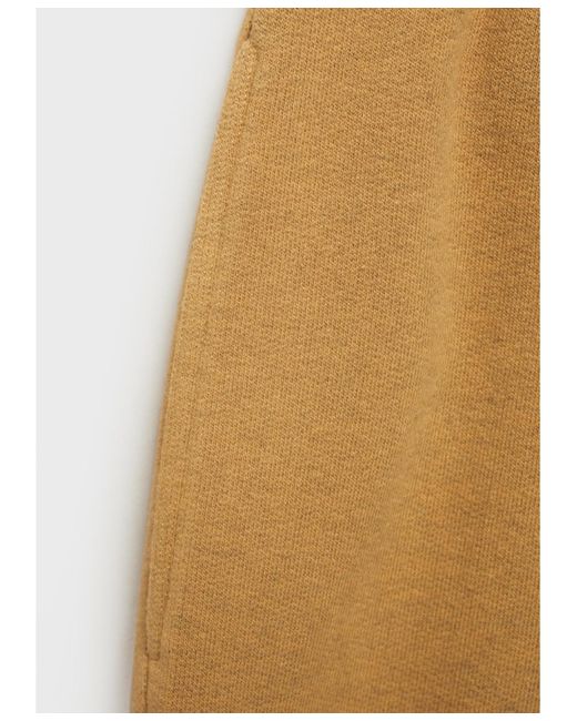 Mango Natural Heather Fleece Cotton Pajama Pants