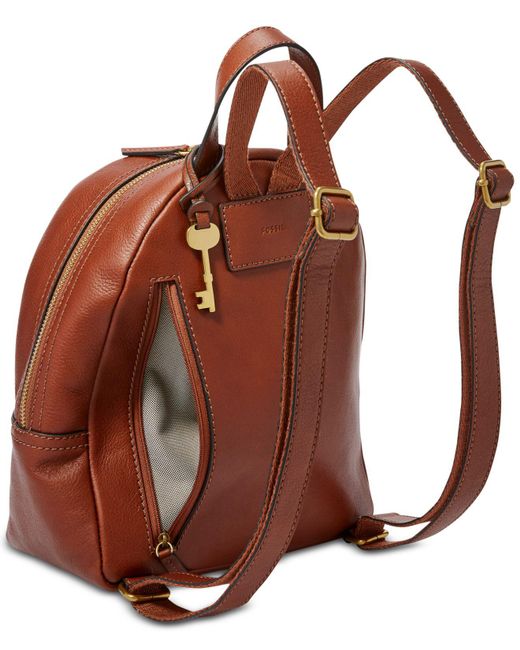 macy's fossil backpack