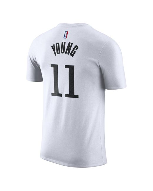 500 LEVEL Trae Young T-Shirt – Atlanta Basketball Fan Apparel, Cotton, Player Silhouette, Large Red