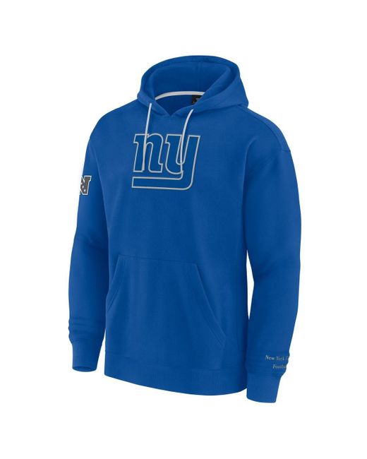 Fanatics Blue New York Giants Elements Pace Pullover Hoodie for men