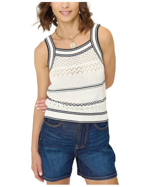 Central Park West Blue Emanuel Nautical Stripe Tank