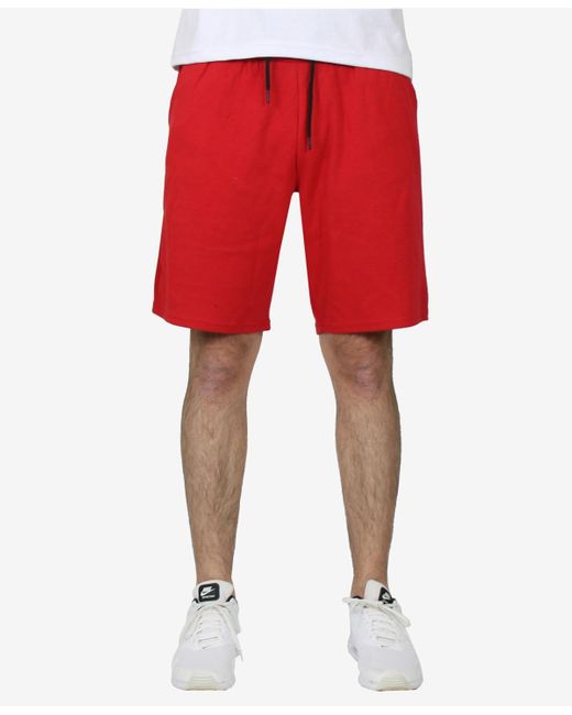 Wicked Stitch Red Tech Performance Shorts for men