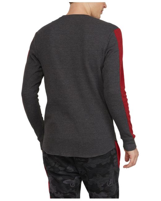 Ecko' Unltd Red Ecko Landing Thermal Long Sleeve Sweater for men