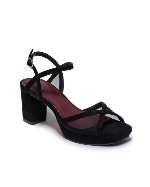 Bernardo Black Celeste Platform Sandal