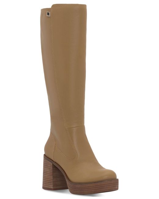 odillie knee high platform boot