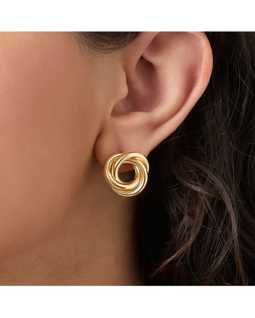 Jessica Simpson Metallic Mixed Shape Earring Set