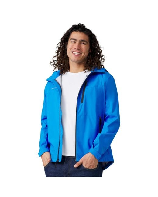 Free Country Blue Hydro Lite X2o Status Rain Jacket for men
