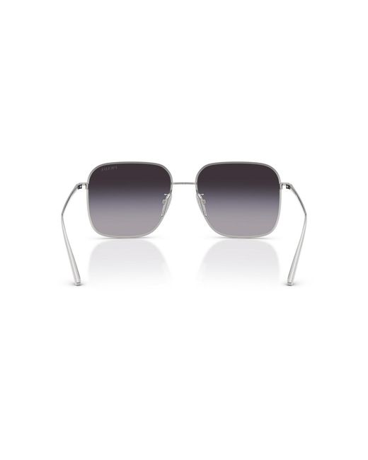 Prada Metallic Square Sunglasses