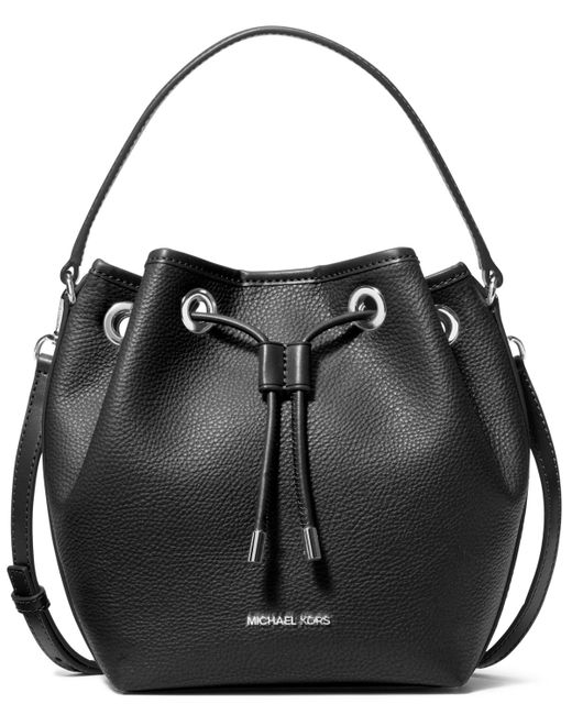 Michael Kors Black Avery Medium Bucket Messenger