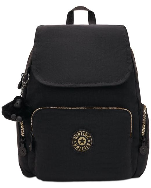 Kipling Black City Zip Small Backpack
