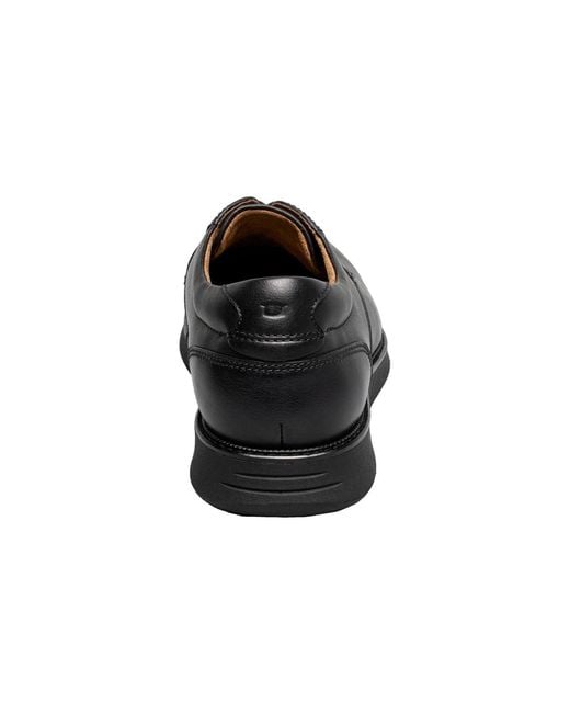 Florsheim Black Launch Plain Toe Oxford for men