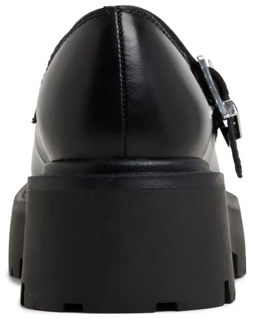ALDO Black Arigon Mary Jane Lug Sole Loafers