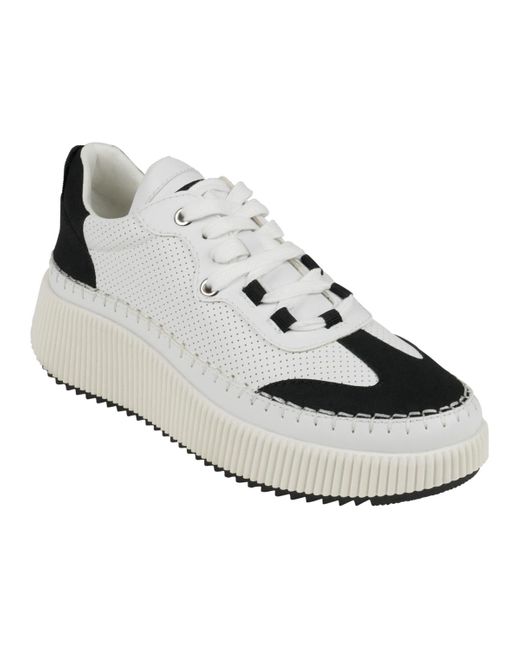 Gc Shoes White Madrid Lace Up Sneakers