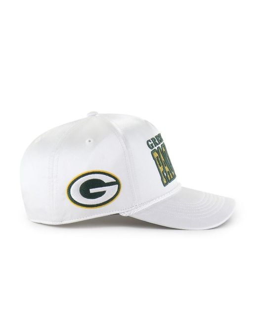 '47 White Green Bay Packers Outspoken Hitch Adjustable Hat