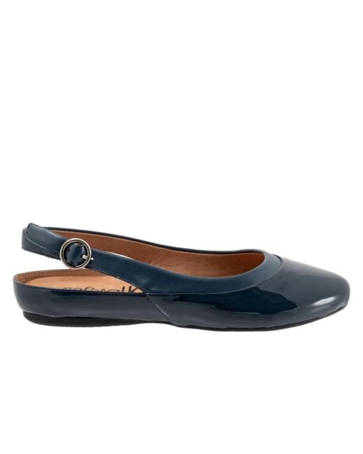 Softwalk® Blue Sheffield Slingback