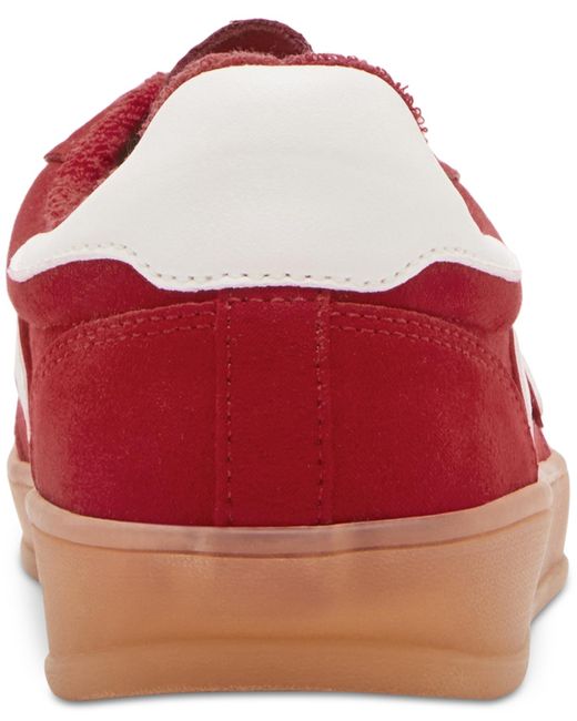 Madden Girl Red Giia-c Charms Lace-up Low-top Sneakers