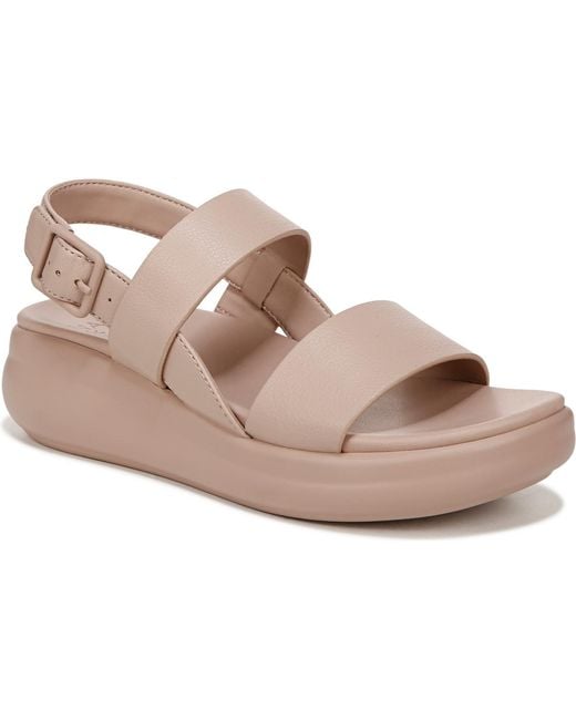 Naturalizer Pink Coast Slingback Wedge Sandals