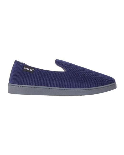 Isotoner Blue Diamond Corduroy Loafers for men