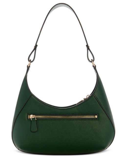 Guess Green Mimina Small Top Zip Shoulder Bag