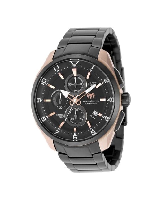 TechnoMarine Gray Tm-318122 Ocean Quartz Dial Watch for men