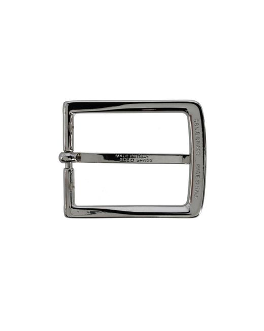 Trafalgar White 35mm Italian Solid Brass Simple And Classic Harness Belt Buckle for men