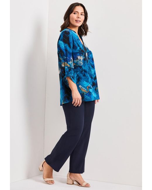 Avenue Blue Audrey Ity Top