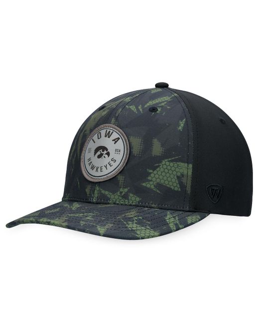 Top Of The World Green Iowa Hawkeyes Oht Military-inspired Appreciation Camo Render Flex Hat for men