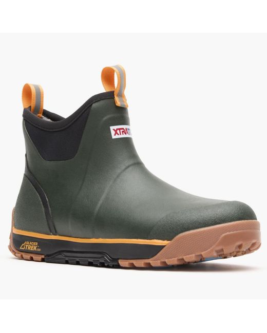 XtraTuf Gray Ice Fleece Lined Ankle Deck Boot
