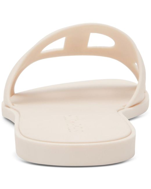 Steve Madden White Jellie Jelly Slide Sandals