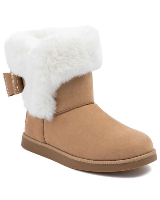 Juicy Couture Natural Kizzy Cold Weather Booties