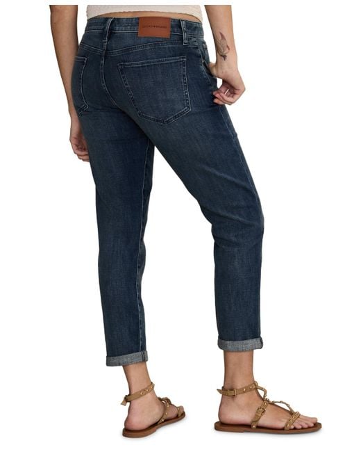 Lucky Brand Blue Sienna Slim Boyfriend Jeans